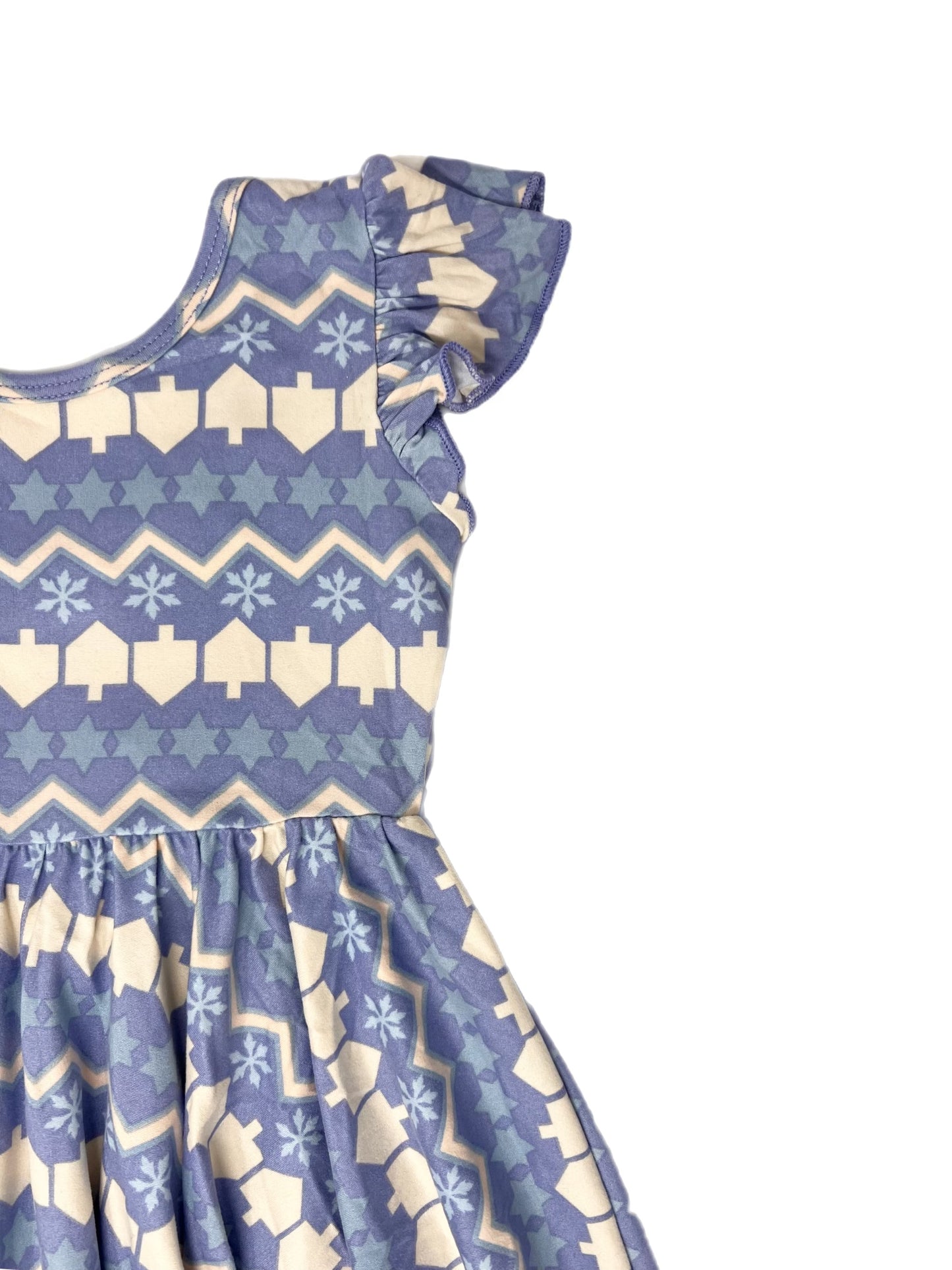 Happy Hanukkah Empire Dress
