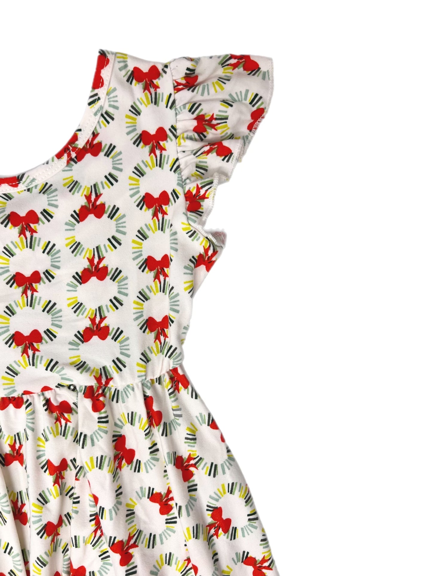 Winter Wonderland Wreath Empire Dress
