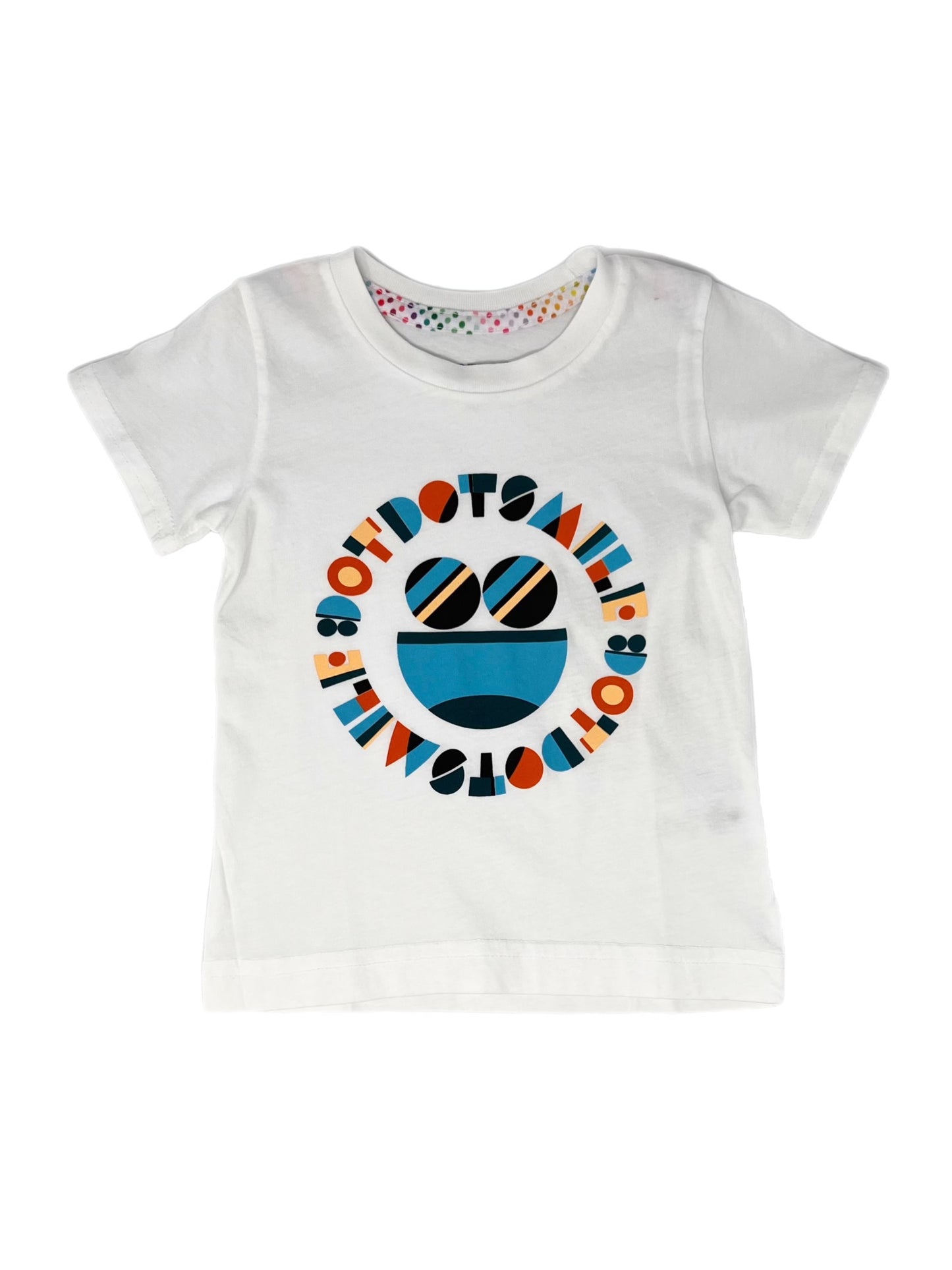 White Circular DDS Logo T-Shirt