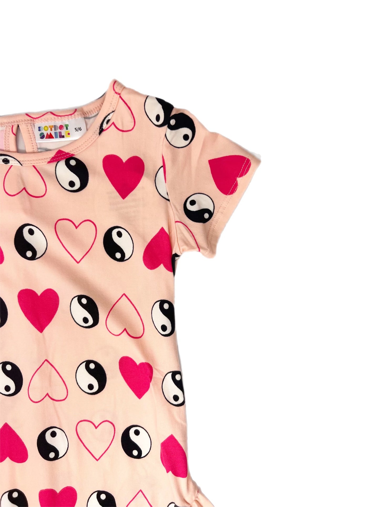 Yin & Yang Hearts Flapper Dress ☯💕