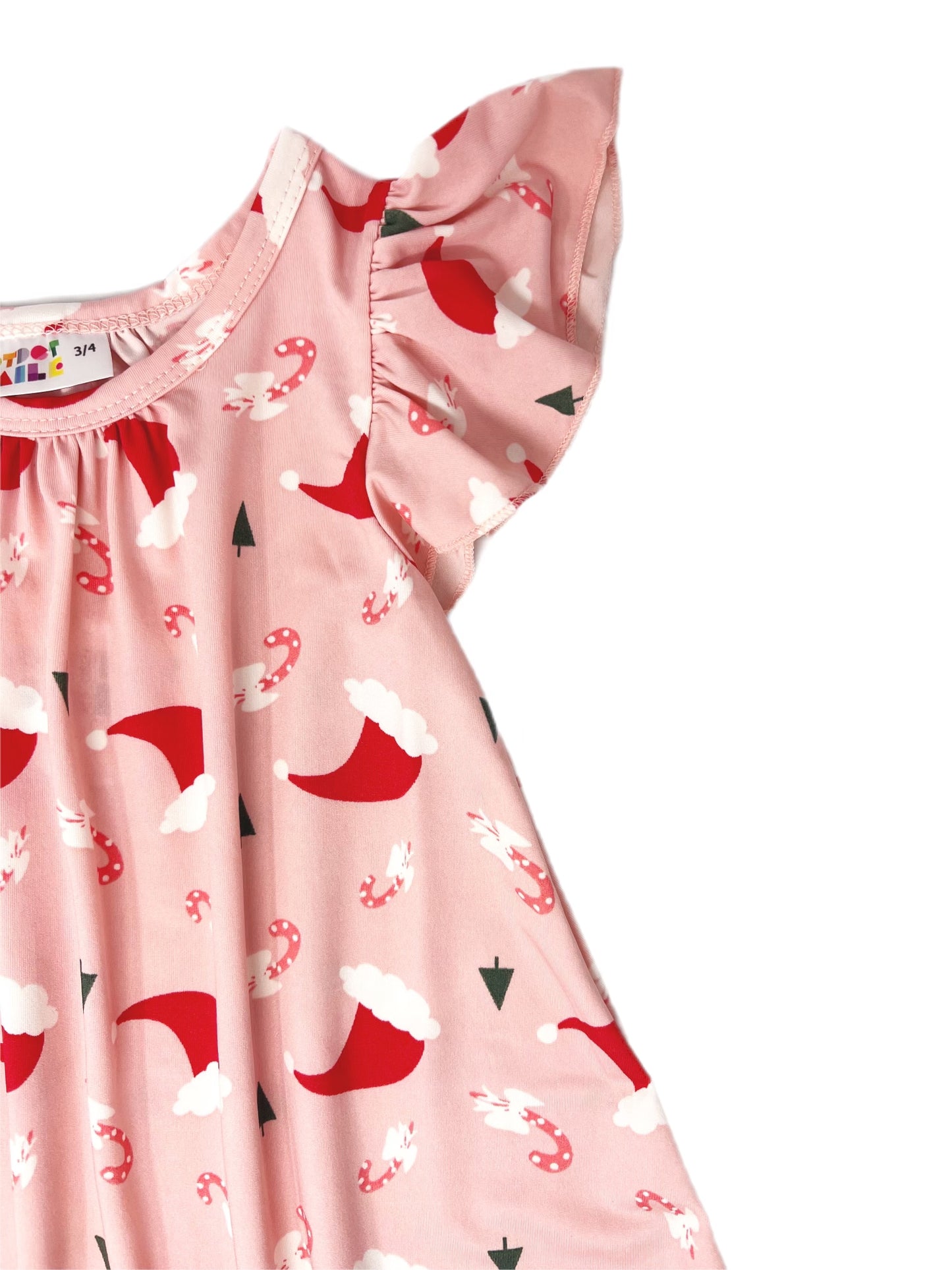 Santa Hats & Candy Canes Swing Dress