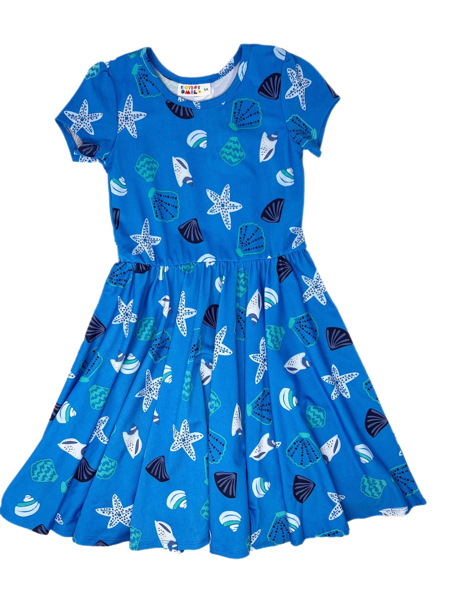 Under the Sea 🐚 Cap Dress