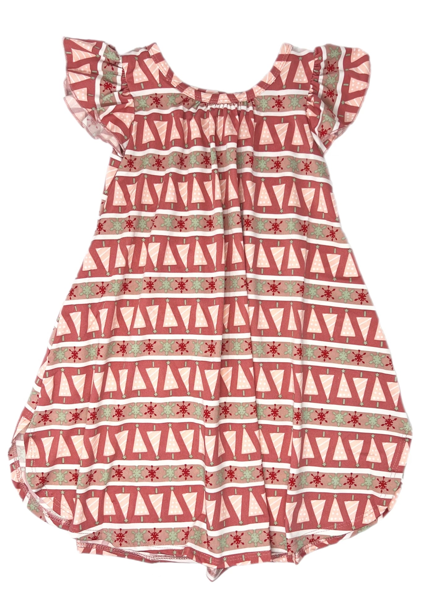 A Red Jolly Good Time Swing Dress