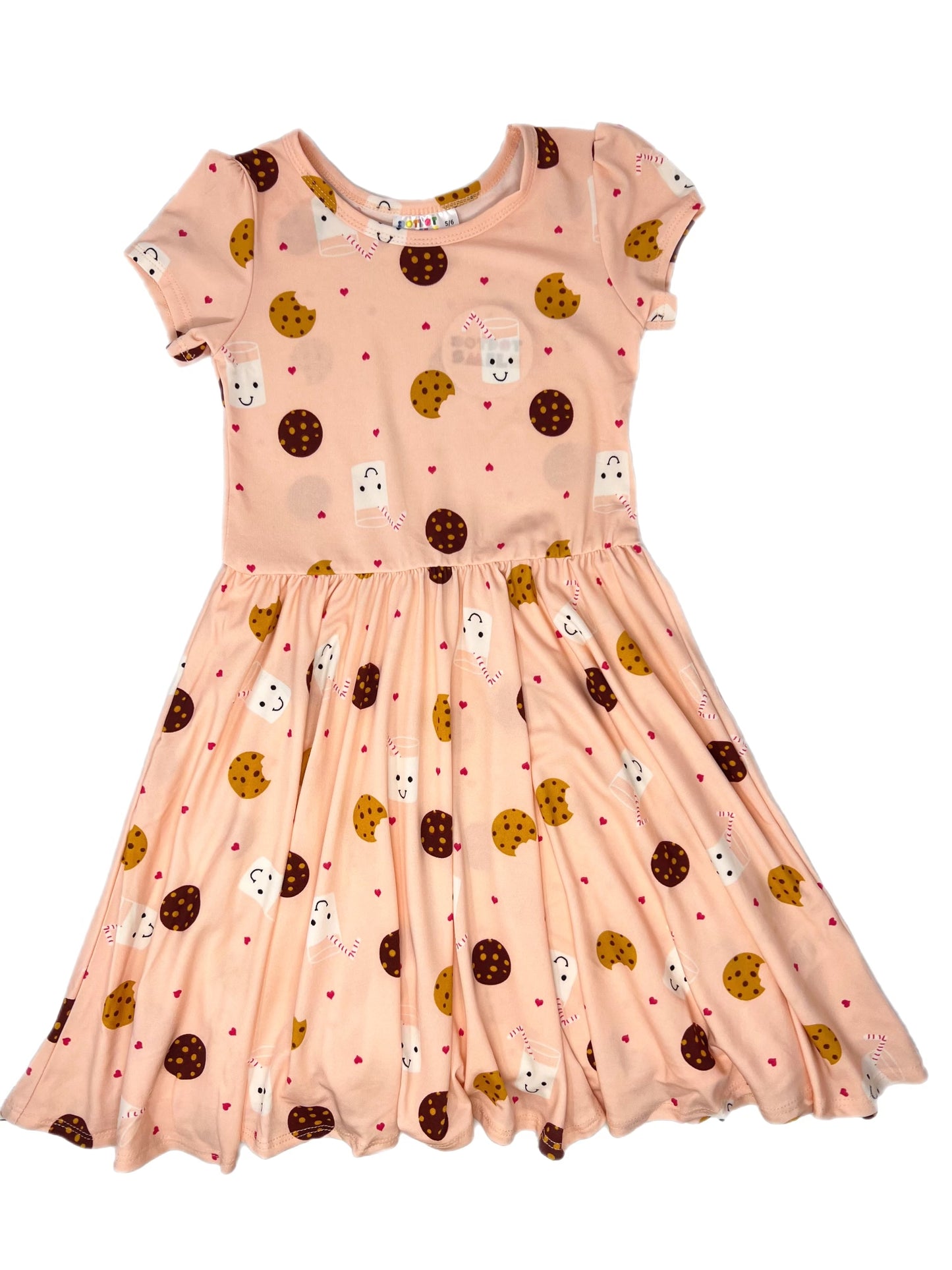 Cookies & Milk Cap Dress