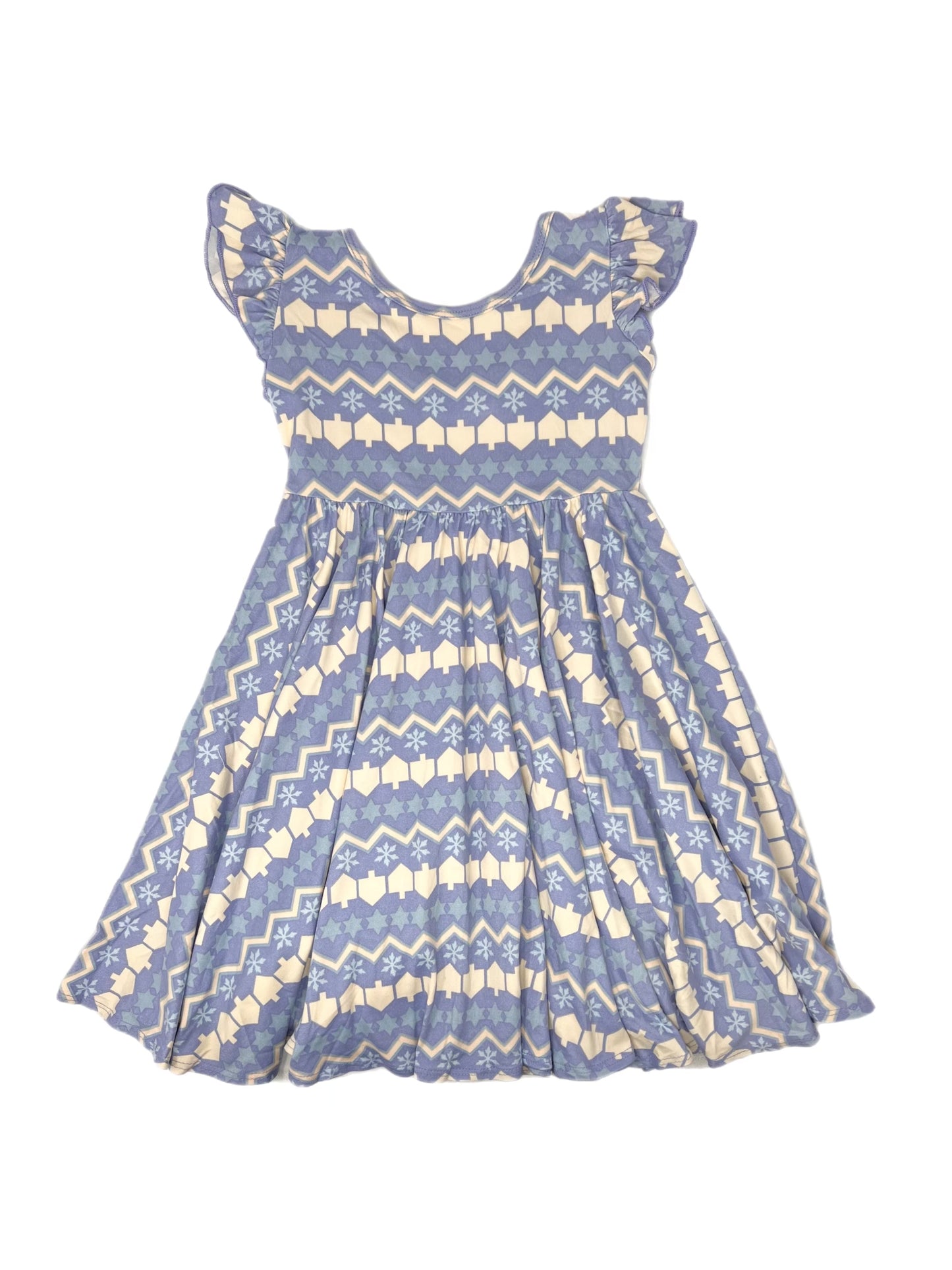 Happy Hanukkah Empire Dress