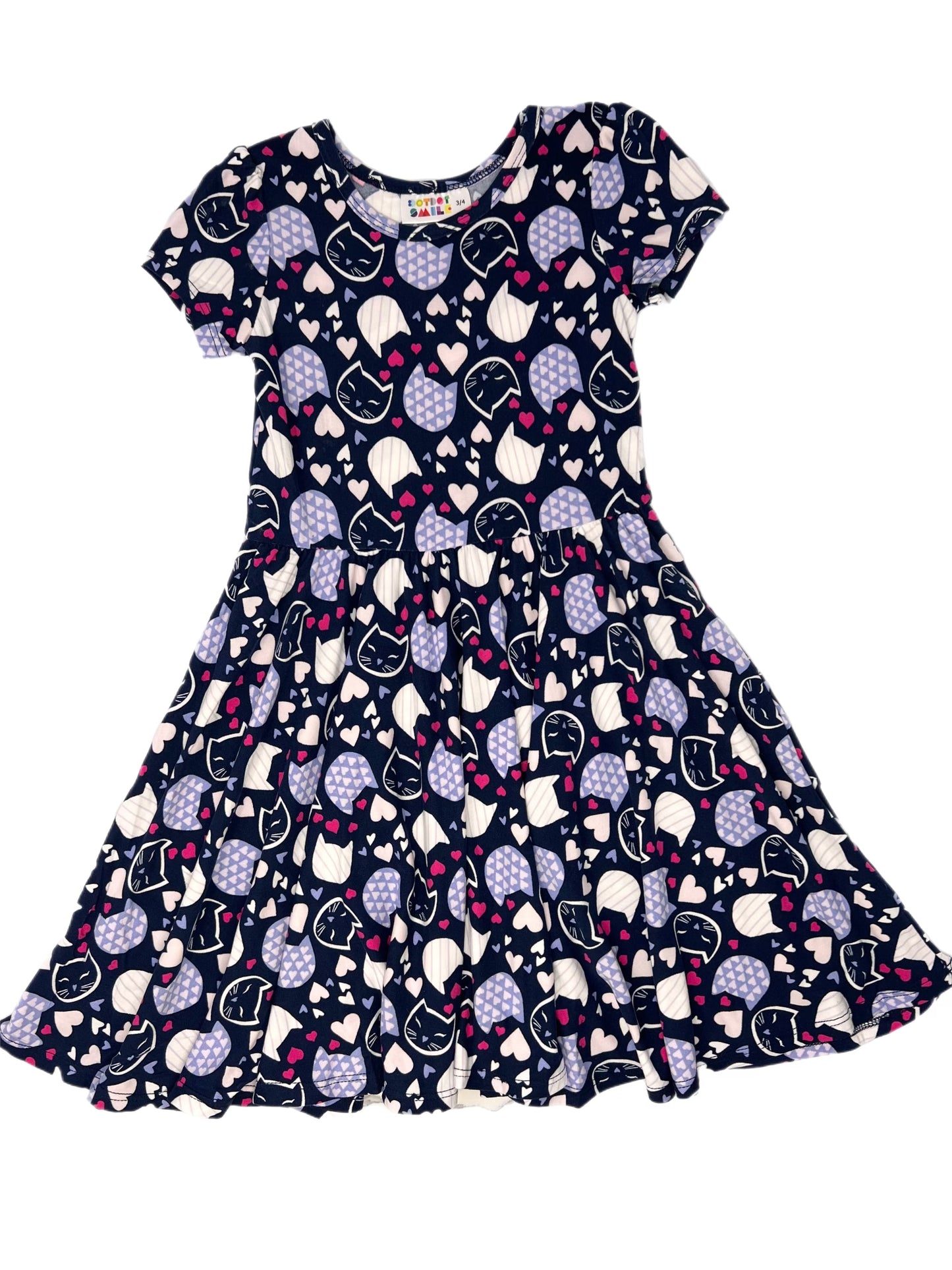 Cats Cats Cap Sleeve