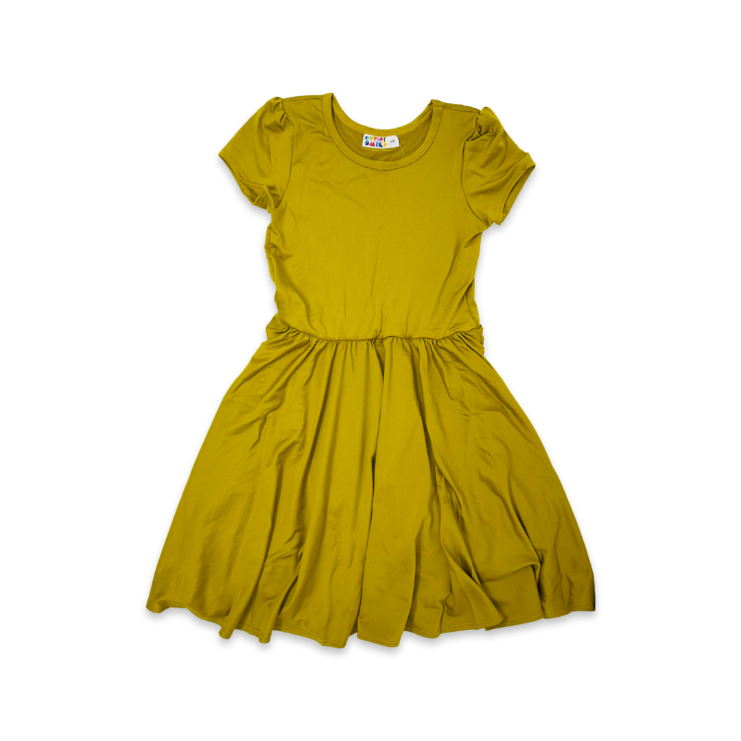 Golden Cap Dress