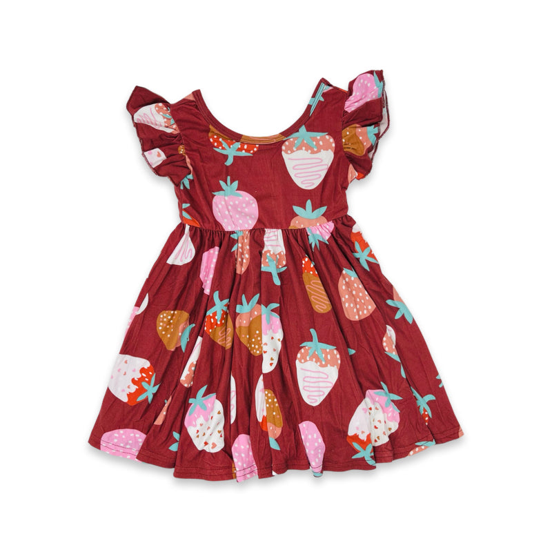 Chocolate Strawberries Empire Dress