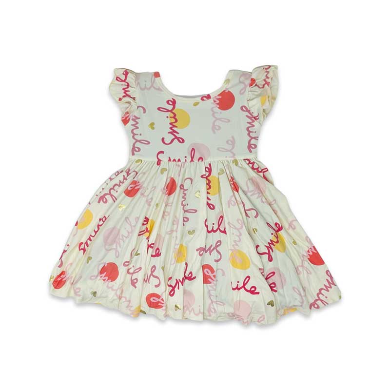 Foiled Smile Empire Dress