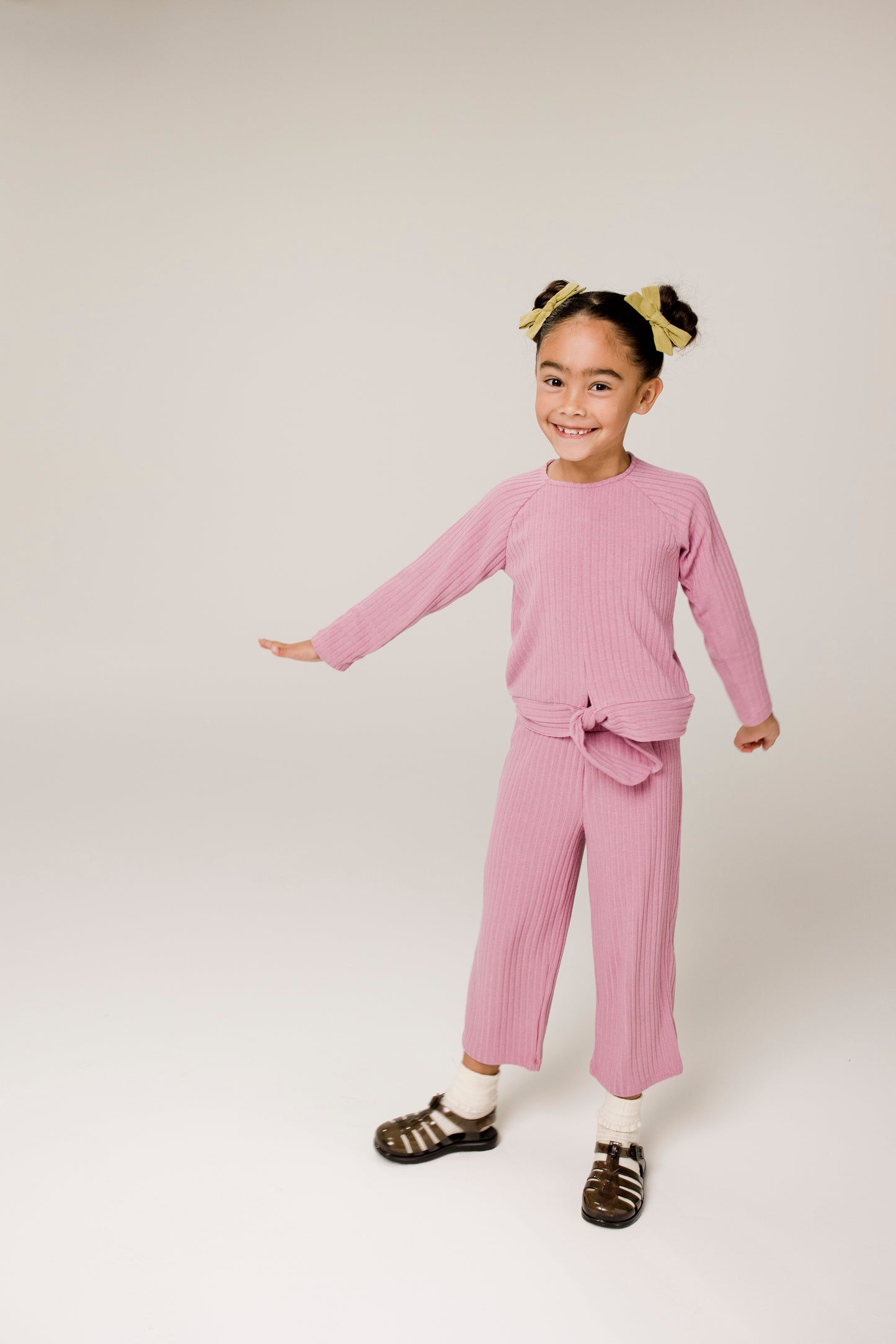 Bright Mauve Ribbed Bottom