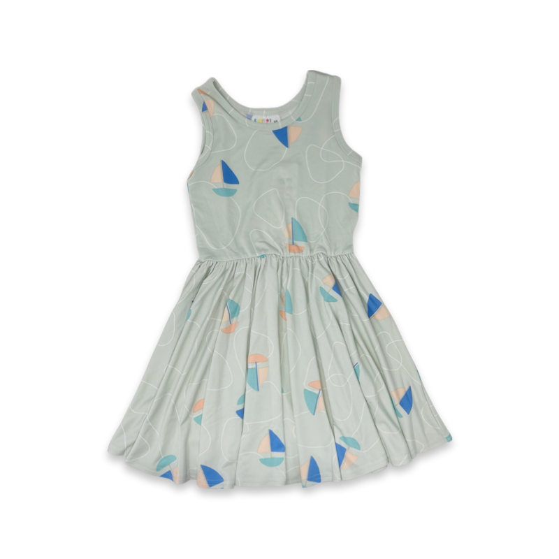 Let's Sail Away Tank Dress