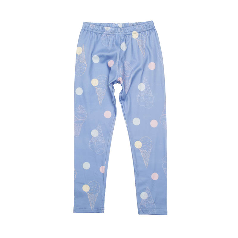 Blue Sweet Vanilla Scoop Leggings