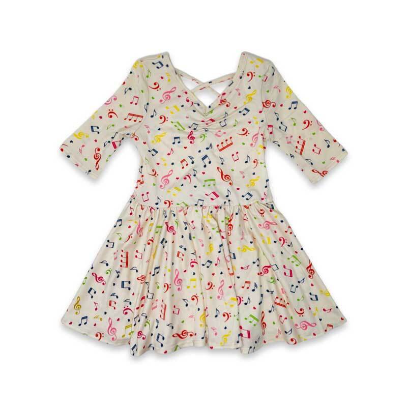 Musical Notes Ballerina Dress