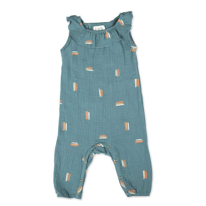 Misty Mountain Blue Strokes Jumpsuit