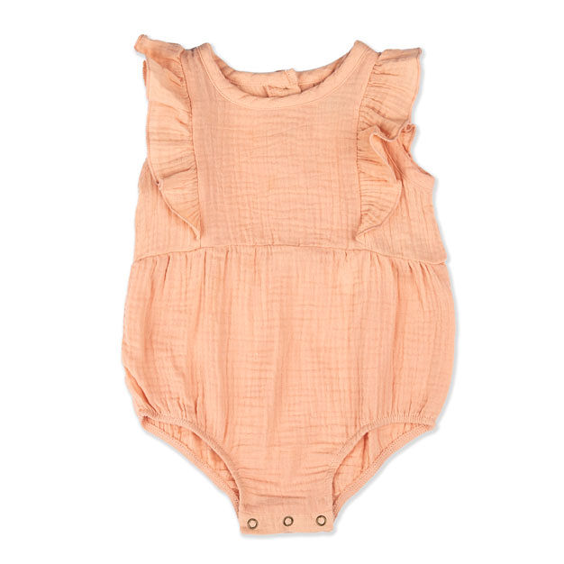 Pretty Pink Ruffle Romper