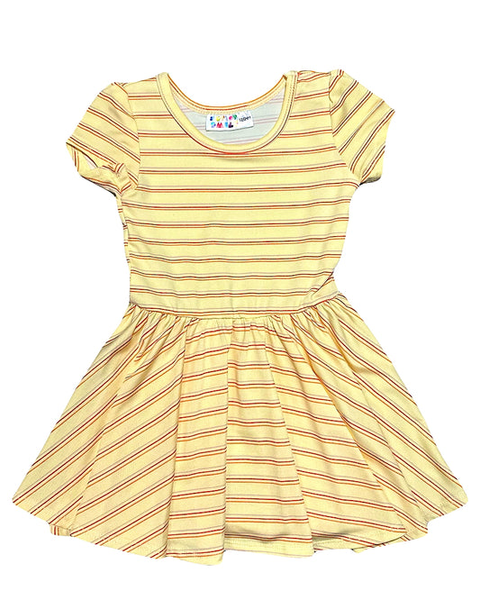 Sunny Streaks Cap Dress