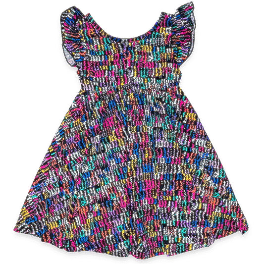 Ripples of Color Empire Dress