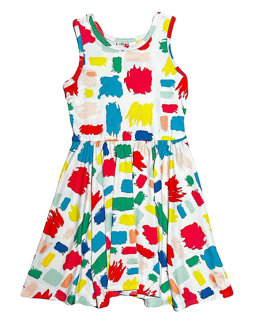 Paint Swatches Tank Dress