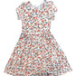 Bouquet of Flowers Cap Dress