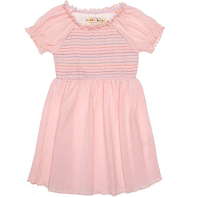 Blush Petal Smock Dress