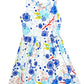 Blue Flower Tank Dress