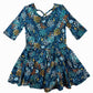 Blue Floral Ballerina Dress