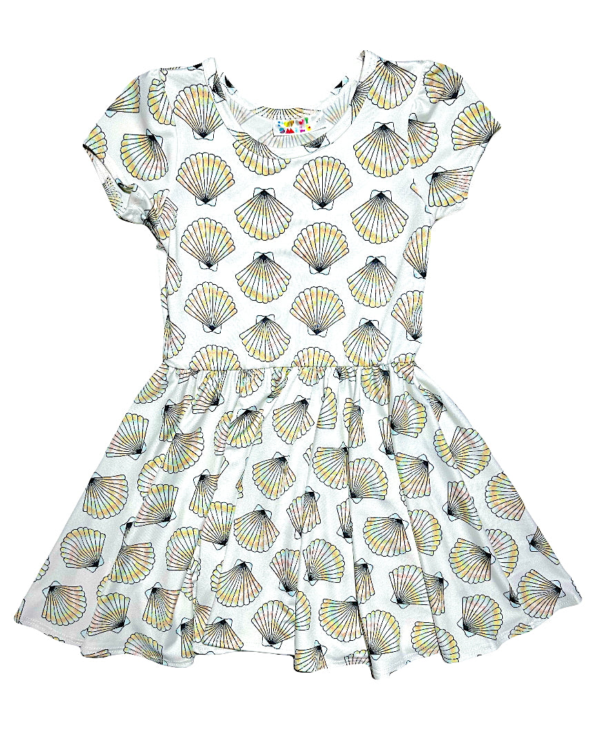 Shiny Seashells Cap Dress | DotDotSmile 12-24M Shiny Seashells Cap Dress | DotDotSmile 12-24M