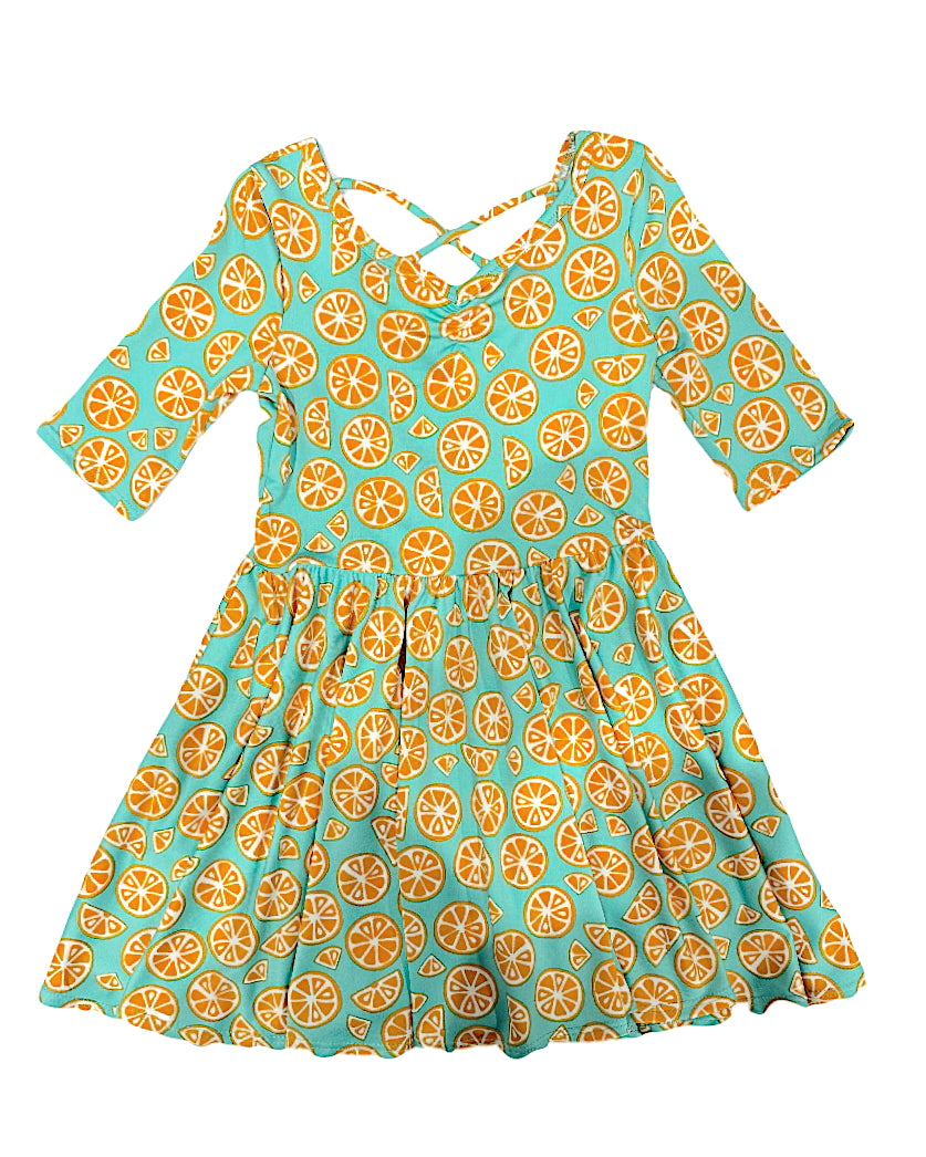 Orange Slices Ballerina Dress