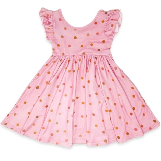 Bubblegum Dot Empire Dress