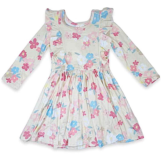 Tiny Florals Ruffle Dress