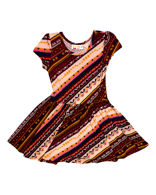 Desert Sunset Cap Dress