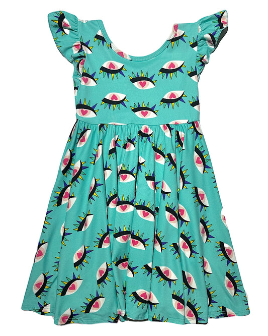 Heart Eyes Empire Dress 😻