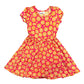 Sweet Tangerine Cap Dress