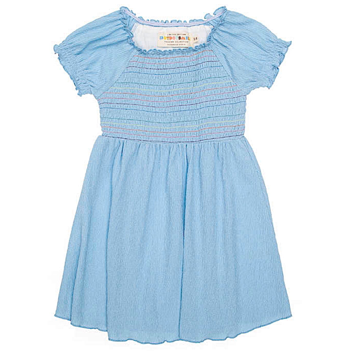 Sky Breeze Smock Dress