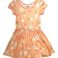 Apricot Daisies Cap Dress