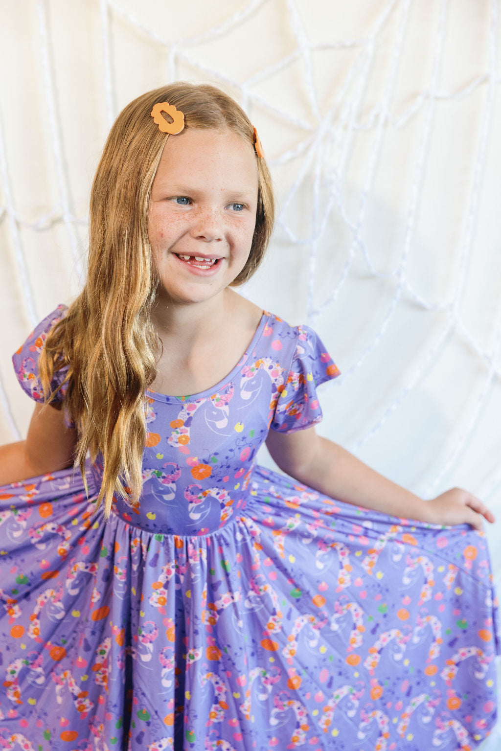 Enchanted Cornucopia Unicorn Empire Dress 🎃🦄