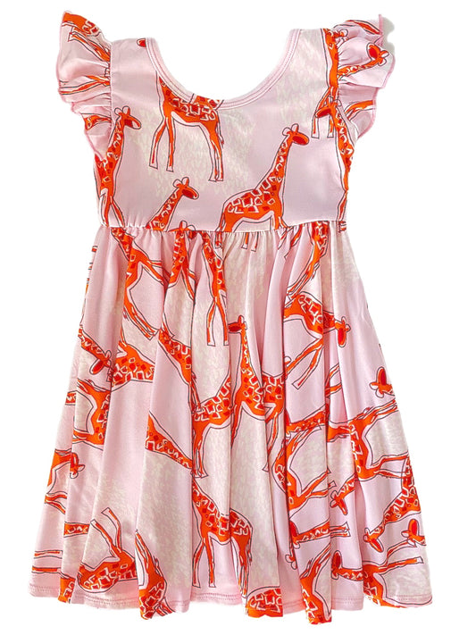 Giraffe Empire Dress