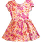 Sun-Kissed Swirl Cap Dress