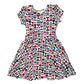 Gaudy Origami Cap Dress