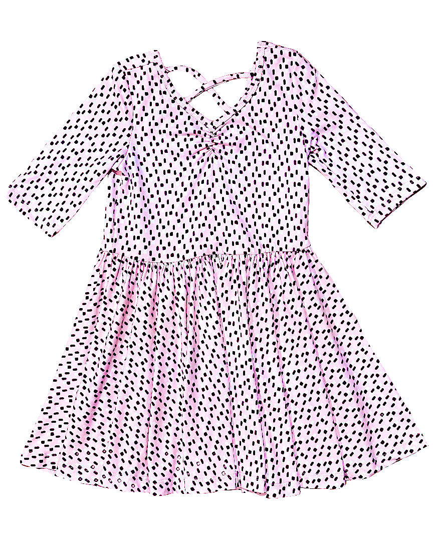 💗 Pink Dash Delight Ballerina Dress