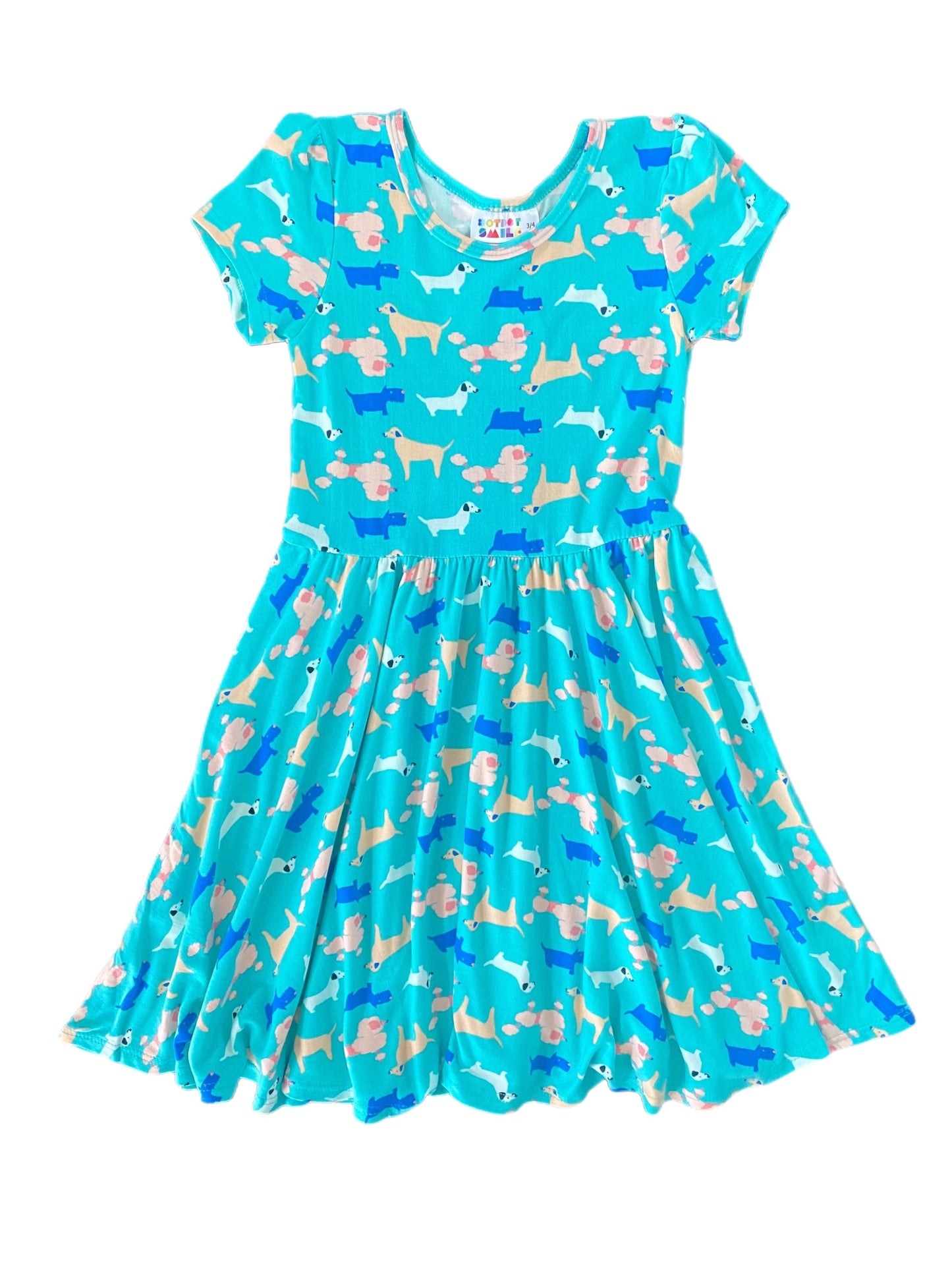 Dogs & Puppies Cap Dress