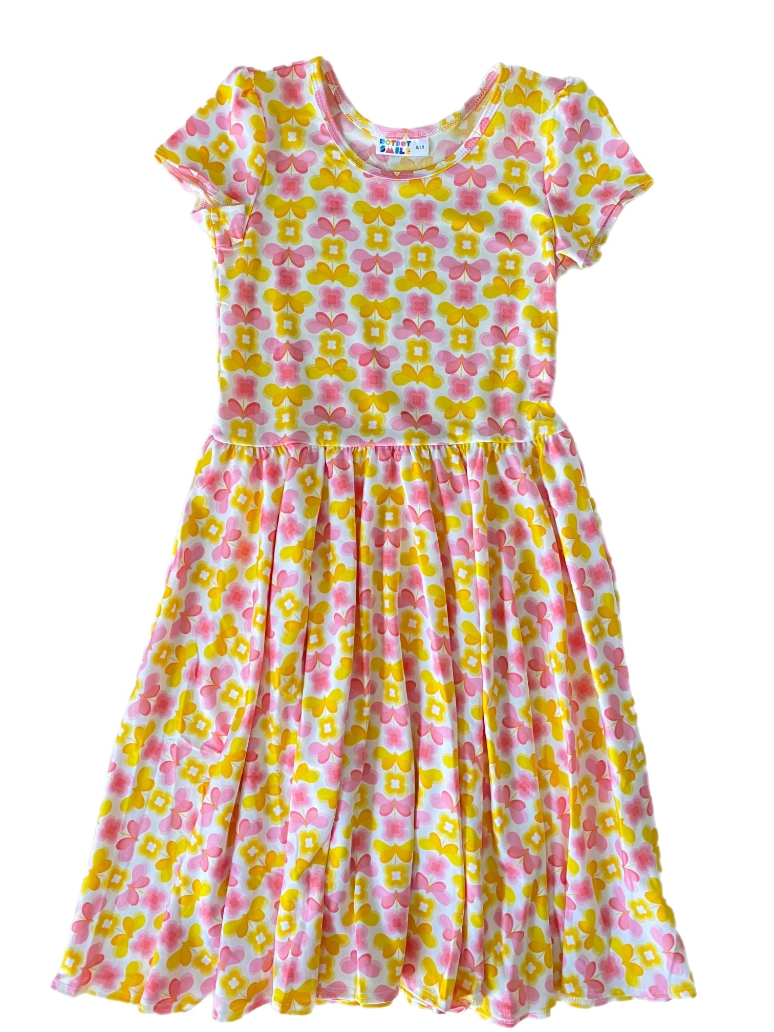 Hippie Flowers Cap Dress – DotDotSmile