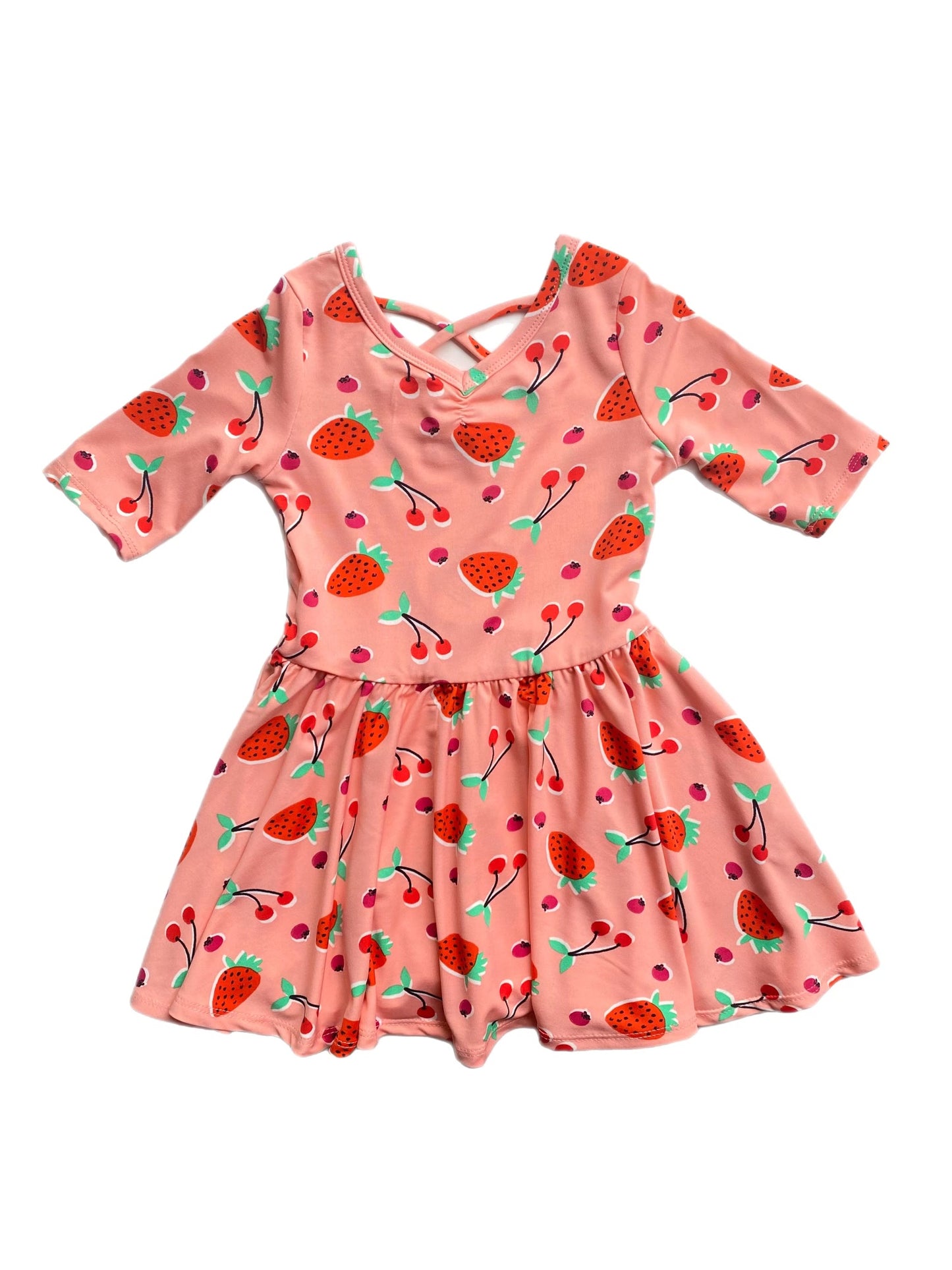 Fruity Strawberry EMPIRE DRESS