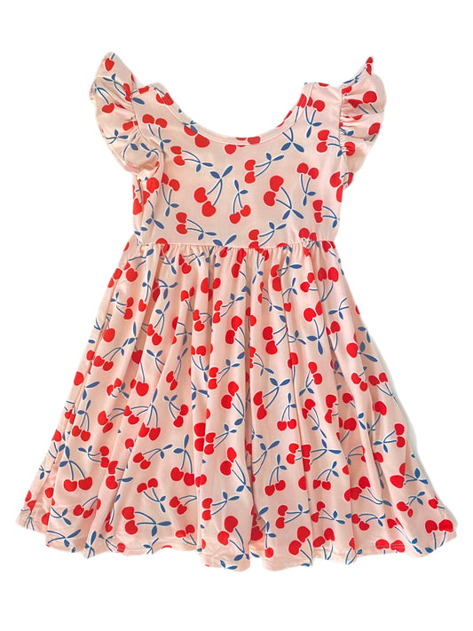 Cheerful Cherries Empire Dress