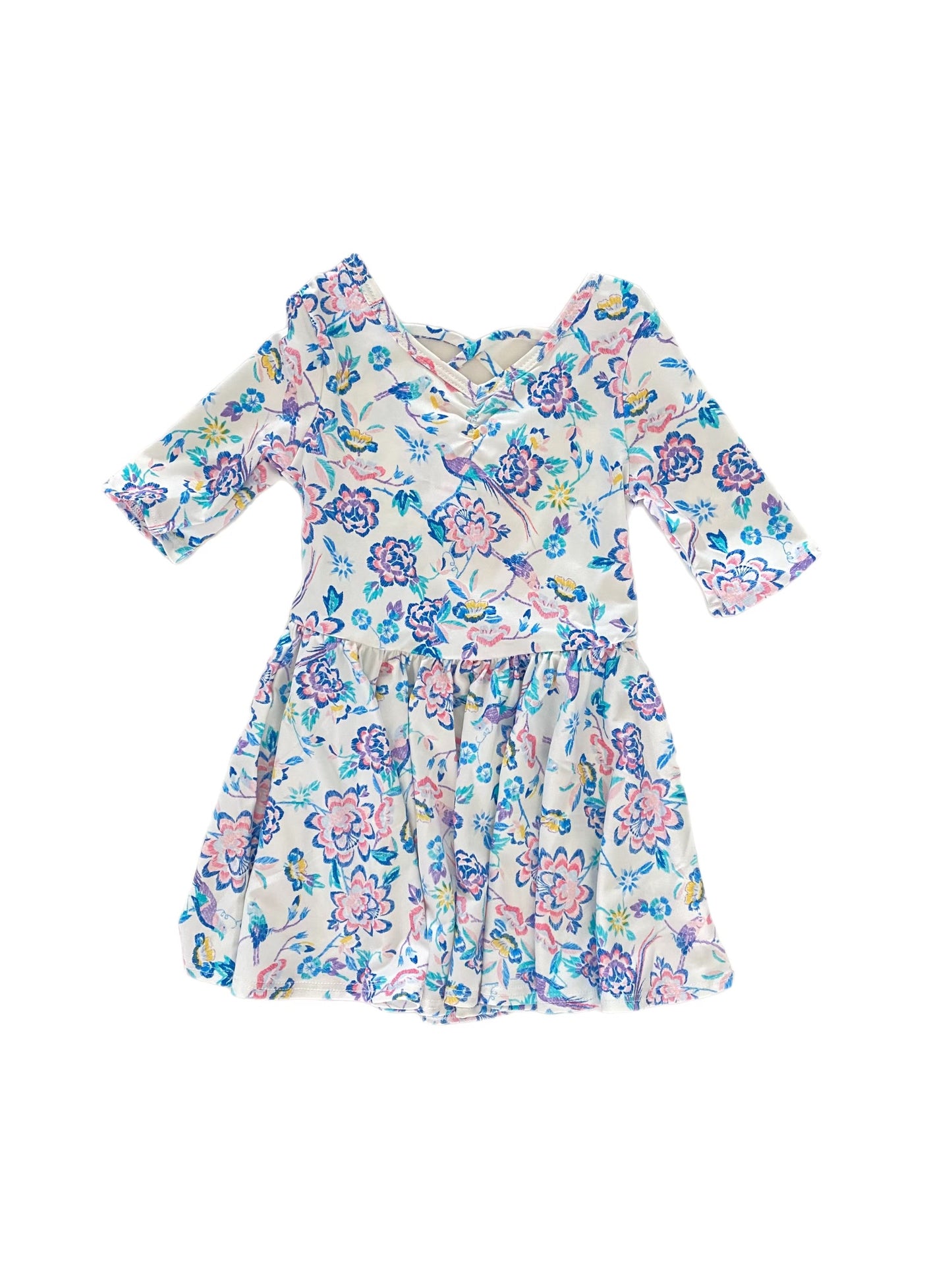 Pastel Floral Ballerina Dress