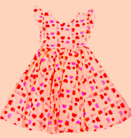 Pink Cup Cakes Empire Dress