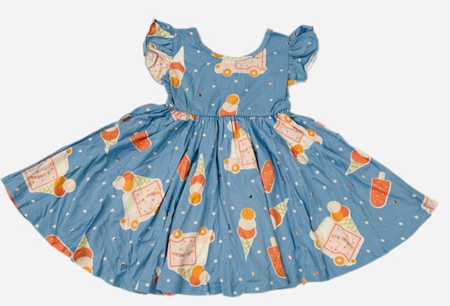 Ice Cream Truck Empire Dress