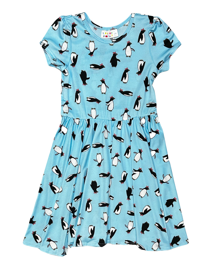 Penguin Party Cap Dress 🐧❄️