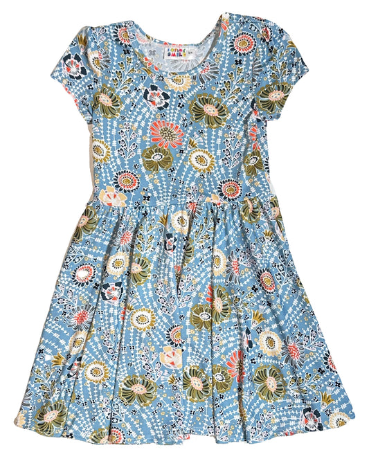 Meadow Skies Cap Dress 🌸☁️