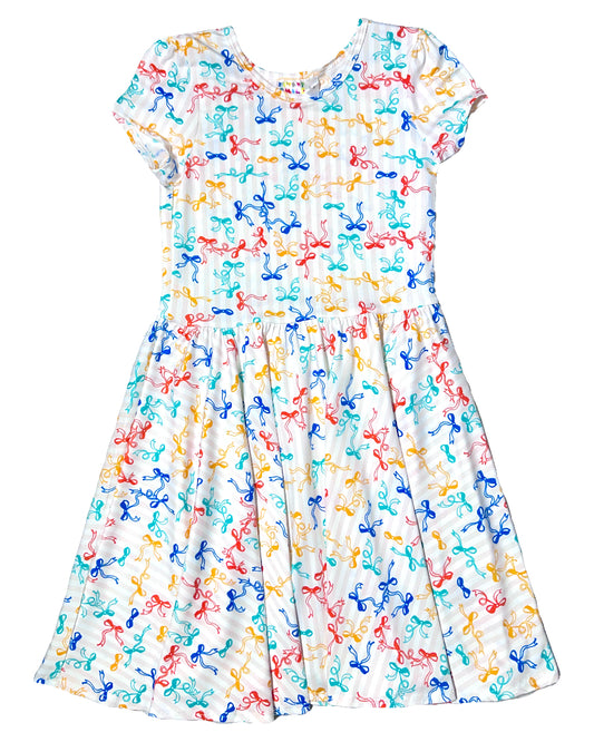 Ribbon Confetti Cap Dress